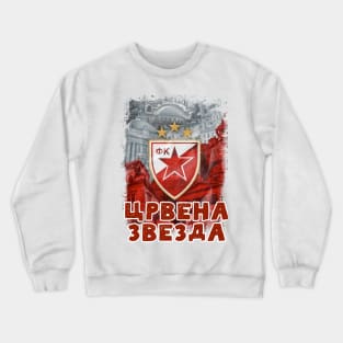 GRB Delije Sever Crvena Zvezda Beograd * Red Star Belgrade Serbia ULTRAS 1989 Crewneck Sweatshirt